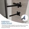 Blazea Set of 3 Wing Chun Dummy Arms and Leg, Light Weight Wing Chun Training Equipment, Wall Mount Spring Pile Sticks for Home Apartment view 3