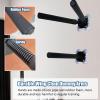 Blazea Set of 3 Wing Chun Dummy Arms and Leg, Light Weight Wing Chun Training Equipment, Wall Mount Spring Pile Sticks for Home Apartment view 4