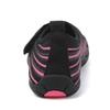 Zonkacen Male Female Fashion Comfortable Breathable Mesh Water Shoes for Swimming Pool Diving Surfing Wading Driving Jogging Running Black Pink 3.5 Men/4.5 Women view 3