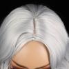 Professional Santa Wig Beard Set Synthetic Fiber White Mustache Washable Exceptional Clauses Christmas Costume Christma view 3