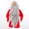 Professional Santa Wig Beard Set Synthetic Fiber White Mustache Washable Exceptional Clauses Christmas Costume Christma view 4