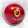 Fortress Royal Crown Cricket Balls  Premium Grade Hand Stitched Leather Cricket Ball [5.5oz, 5oz or 4.75oz]  4 Color Options (Red, Junior (4.75oz) - Pack of 6) view 1