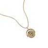 Alex and Ani Birthstone and Flower Flip Charm Adjustable Necklace, June, STG view 2