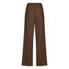 Lastesso Capri Pants for Women Plus Size Linen Pants Women Lightweight Summer Beach High Waist Straight Leg Cotton Outfits with Pockets Boho Lounge Pants view 4