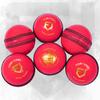 Fortress Royal Crown Cricket Balls  Premium Grade Hand Stitched Leather Cricket Ball [5.5oz, 5oz or 4.75oz]  4 Color Options (Pink, Womens (5oz) - Pack of 6) view 2