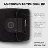 ActiveGear Waist Trimmer Belt for Stomach and Back Lumbar Support, Large: 9" x 46" - Charcoal view 2