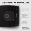ActiveGear Waist Trimmer Belt for Stomach and Back Lumbar Support, Medium: 8" x 42" - Charcoal view 2
