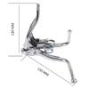 Generic A Pair of Road Brake Levers Handlebrake Bent Drop Bar, as described, Silver view 4