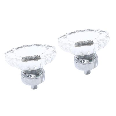 crystal door knobs, 3pcs Glass Dresser Diamond knob Glass knobs Crystal Cabinet knobs CabinetKitchen Cabinet Knob Bathroom knob for Artificial Crystal Knob ( Color : Transparentx4pcs , Size : 4.5x4.5c
