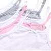 dELiA*s Girls Camisole - 5 Pack 100% Cotton Soft and Breathable Cami Tank Top Girls Undershirts (Sizes: 2T-14), Size 8-10, White/Pink/Grey view 4