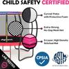 JoyBerri Upsurge Trampoline Outdoor - ASTM Certified Safe 8Ft 10Ft 12Ft 14Ft 15Ft 16Ft Recreational Trampoline for Kids and Adults. Anti-Rust Coating with Enclosure Net, Ladder, Sprinkler & LED Lights view 2