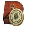Brass 2 Inch Sundial Compass for Outdoor Activities Camping Hiking with Leather Box (MKJU) view 4