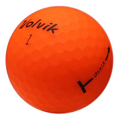 LostGolfBalls 24 Recycled & Used Volvik Vivid Orange Golf Balls for Volvik Golf Balls, Mint Condition, AAAAA Quality for Volvik Golf Balls