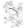 Right Handlebar 403835 Works with Nordic-track Treadmill view 2