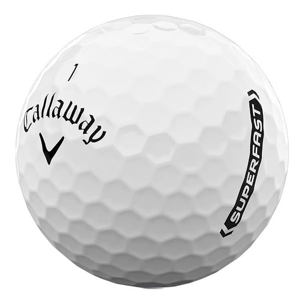 LostGolfBalls 500 Recycled & Used SuperFast Golf Balls for Callaway Golf Balls, SuperFast Model, Near Mint Condition, AAAA Quality for Callaway Golf Balls, White