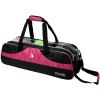 Pyramid Path Slim Triple Tote Roller Bowling Bag Black/Hot Pink (No Shoe Pocket) view 1