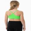 Kurve Girls' Underwear Crop Training Bra, Seamless Racerback Crop Top, UV Protective Fabric UPF 50+ (Made with Love in The USA), Neon Green, Large/X-Large (Ages 12-16) view 4