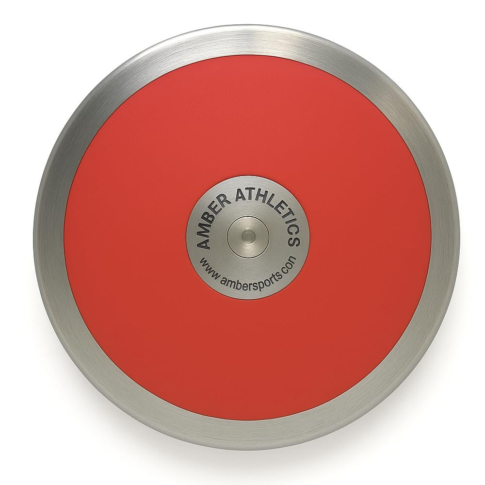 Amber Athletic Gear 70% Rim Weigh Discus Galvanized Steel Rim, Sturdy ABS Plates, Balanced Design, 1.5 KG Precision Throws & Enhanced Aerodynamics