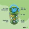 Ello Bop 2-Pack 12oz Kids Plastic Tumbler Set with Carry Loop | Leak-Proof Slider Lid | Removable Spill Resistant Soft Straw | BPA-Free | Dogs and Dinos view 3