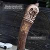 AncientSmithy Kratos Leviathan Axe Metal Replica - Hardened High Carbon Steel Blade - Carved Ashwood Handle - Real Krato Functional Axe view 3
