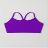 Kurve Girls' Underwear Crop Training Bra, Seamless Racerback Crop Top, UV Protective Fabric UPF 50+ (Made with Love in The USA), Neon Purple, Large/X-Large (Ages 12-16) view 2