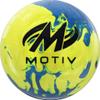 Motiv PRE-DRILLED Max Thrill Pearl Bowling Ball - Yellow/Blue 15lbs view 2