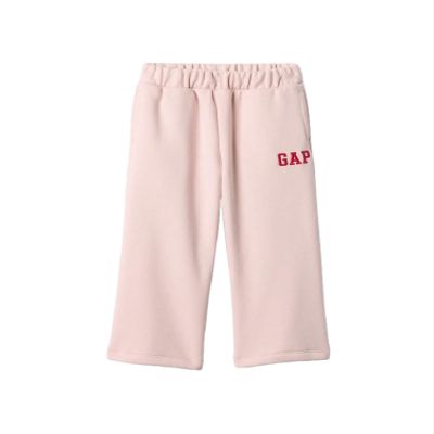 GAP Baby-Girls Logo Fleece Wide Leg Pant Primitive 12-18M