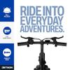 Jetson Bolt X Electric Bike, Foot Pegs, Easy-Folding, Built-in Carrying Handle, Rear Cargo Rack, Twist Throttle, Cruise Control, Up to 15.5 MPH, Range Up to 15 Miles, Ages 12+, Black, JBOLTX-BLK view 4