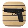 Hammy3DPrints Mount for Springfield XD/XDM/Elite 45 - Slatwall | Pistol Holder Handgun Storage Rack (Facing Right, Store Wall) view 1