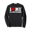 Vintage I Love My Ex Boyfriend I Heart BF Humorous Ex-Lover Sweatshirt view 1