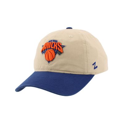 New York Knicks NBA Officially Licensed Adjustable Hat Scholarship Icon Stone