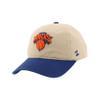 New York Knicks NBA Officially Licensed Adjustable Hat Scholarship Icon Stone view 1