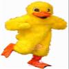 Eamior Running Yellow Duck Costume Adult Size for Men & Women with Built-in Fan Inside the Head view 1