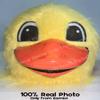 Eamior Running Yellow Duck Costume Adult Size for Men & Women with Built-in Fan Inside the Head view 2