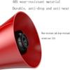 KYUSAR Handheld Megaphones Bullhorn 30w Bullhorn USB Loud Speaker Portable Megaphone Speaker Adjustable Volume Controlwith Siren Voice Amplifier Megaphone Speaker, Red view 3