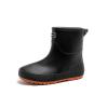 DDWRGD Women's Ankle Rain Boots Waterproof Chelsea Boots, Short Rain Boots for Women and Waterproof Garden Shoes Cute (Black,6) view 1