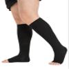 TOFLY Plus Size Compression Open Toe Socks for Women & Men, Extra Wide Calf 20-30 mmHg Knee High Compression Stockings for Circulation Swelling Support Varicose Veins, Edema, Shin Splints, Nursing view 1