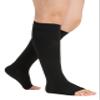 TOFLY Plus Size Compression Open Toe Socks for Women & Men, Extra Wide Calf 20-30 mmHg Knee High Compression Stockings for Circulation Swelling Support Varicose Veins, Edema, Shin Splints, Nursing view 2