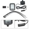 Bike Speedometer Wired Odometer, Cycle Bike Computer with LCD Display(Black) view 2