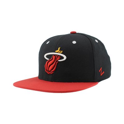 Miami Heat NBA Officially Licensed Adjustable Snapback Hat Flat Bill Z11 Icon Alternate Color