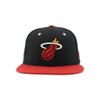 Miami Heat NBA Officially Licensed Adjustable Snapback Hat Flat Bill Z11 Icon Alternate Color view 2