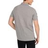 U.S. POLO ASSN. Men's Short Sleeve Slim Fit Chest Pocket Stretch Pique Polo Shirt, Heather Grey view 4