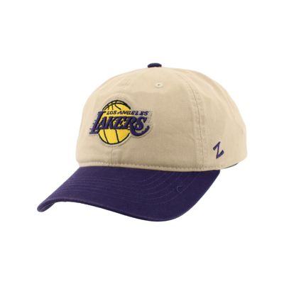 Los Angeles Lakers NBA Officially Licensed Adjustable Hat Scholarship Icon Stone