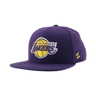 Los Angeles Lakers NBA Officially Licensed Adjustable Snapback Hat Flat Bill Z11 Icon Team Color