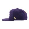 Los Angeles Lakers NBA Officially Licensed Adjustable Snapback Hat Flat Bill Z11 Icon Team Color view 3