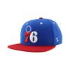 Philadelphia 76ers NBA Officially Licensed Adjustable Snapback Hat Flat Bill Z11 Icon Alternate Color view 1