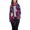 DKJlitter Women's Scarf Dia de los muertos mexican pattern Cashmere-Feel Scarves Pashmina Shawls and Wraps for Wedding Party view 1