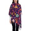 DKJlitter Women's Scarf Dia de los muertos mexican pattern Cashmere-Feel Scarves Pashmina Shawls and Wraps for Wedding Party view 2