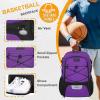 Goloni Soccer Backpack,Basketball Backpack with Ball Compartment & Shoe Compartment,Backpack for Basketball,Soccer, Football, Volleyball, Swim, Gym, Travel view 3