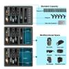 TSA Approved Gun Case for Pistol - Holds Multiple Handguns Case | Air Travel Hard Shell Pistol Case | Pre-cut Heavy Duty Waterproof Gun Case with Silica Gel Canister (5 Pistol Case & 16 Magazine) view 2